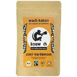 Koffein-Kakao koawach Bio Kakaopulver, Zimt plus Kardamom