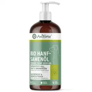 Hanföl Hund AniForte kaltgepresstes Bio Hanföl 1 Liter