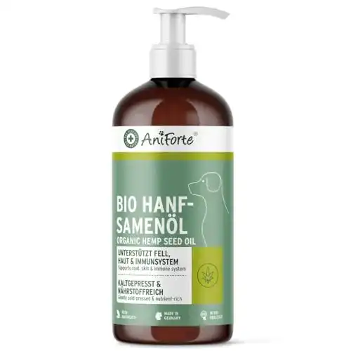 Die beste Hanföl Hund AniForte kaltgepresstes Bio Hanföl 1 Liter 2026 Test Bestseller Hanföl Hund AniForte kaltgepresstes Bio Hanföl 1 Liter