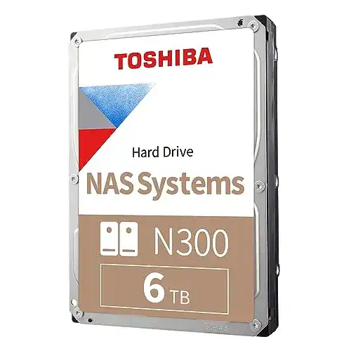 NAS-Festplatte 6TB Toshiba 6TB N300 Internal Hard Drive NAS 3.5