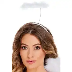 Heiligenschein Smiffys Damen Engel, One Size, Weiß, 21026