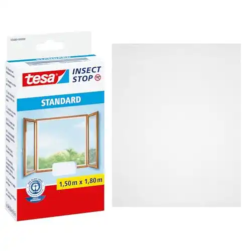 Fliegengitter TESA Insect Stop STANDARD für Fenster 150 x 180 cm