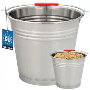 10-Liter-Eimer KOTARBAU ® Edelstahleimer Kücheneimer