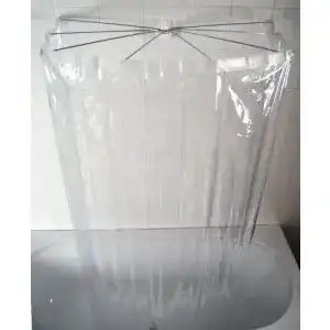 Duschspinne RIDDER Brillant, Duschfaltkabine, Ombrella, 170 cm