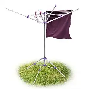 Camping-Wäschespinne Relaxdays Wäschespinne mit Standfuß