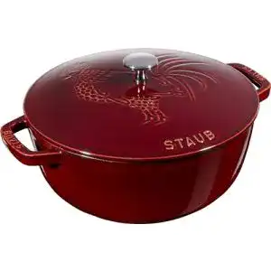 Staub-Bräter STAUB COQ français Bräter mit Hahn Dekor, Gusseisen