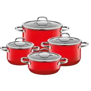 Silit-Topfset Silit Passion Red Topfset 4-teilig, Töpfe