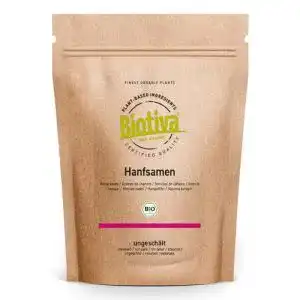 Hanfsamen ungeschält Biotiva Bio 1kg in Deutschland angebaut