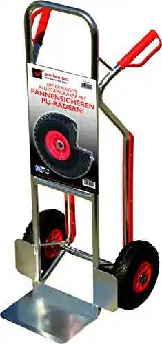 Alu-Sackkarre pro-bau-tec Aluminium, mit Treppenrutsche
