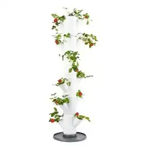 Pflanzturm GUSTA GARDEN Sissi Strawberry (Classic, weiß)