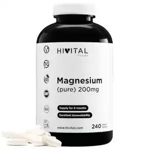 Magnesiumcitrat Hivital Foods Magnesium 200 mg, 240 Tabletten