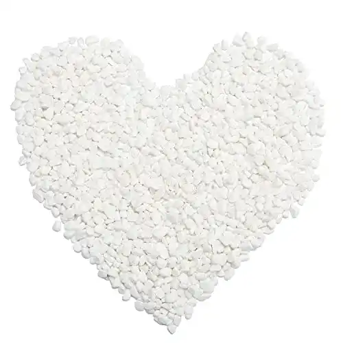Weiße Kieselsteine Msrlassn Kleine Steine Weiß 1 kg