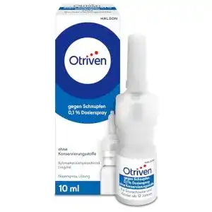 Nasenspray Otriven 0,1% ohne Konservierungsstoffe Dosierspray