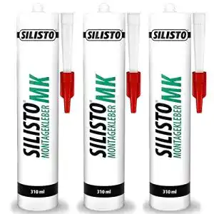 Montagekleber SILISTO MK 3 x 310 ml, Farbe Natur Weiss