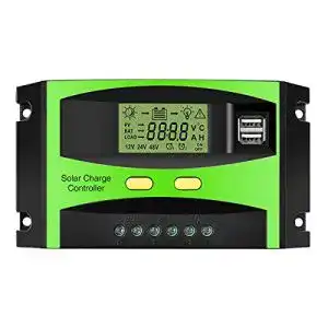 Solarladeregler MOHOO Solarregler 30 A 12 V / 24 V LCD