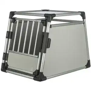 Hundebox Auto TRIXIE 39342 Transportbox, Aluminium, 63×65×90