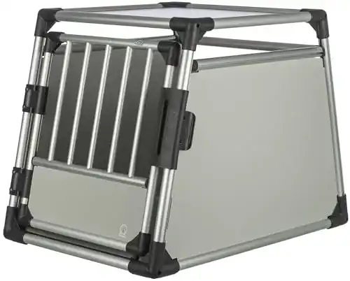 Hundebox Auto TRIXIE 39342 Transportbox, Aluminium, 63×65×90