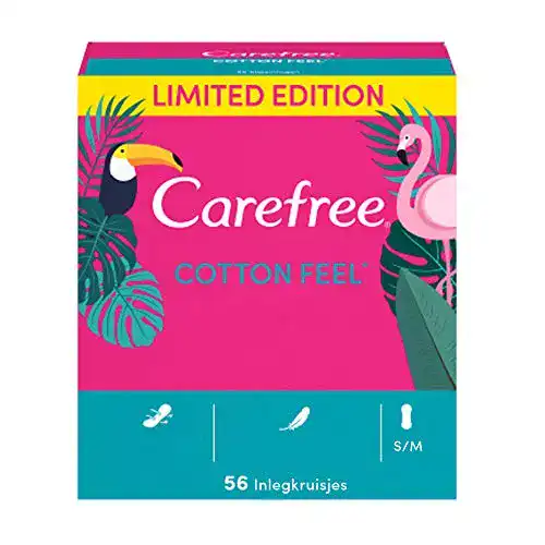 Carefree-Slipeinlagen Carefree Cotton Feel 56 Stück