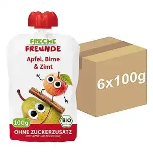Quetschies FRECHE FREUNDE Bio Quetschie, (6x 100g)