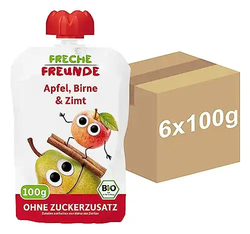 Quetschies FRECHE FREUNDE Bio Quetschie, (6x 100g)