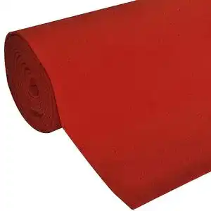 Roter Teppich vidaXL 1x5m 400g/m² VIP Läufer Event Teppich