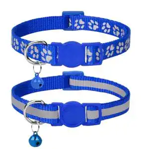 Katzenhalsband Taglory Reflektierend mit Sicherheitsverschluss