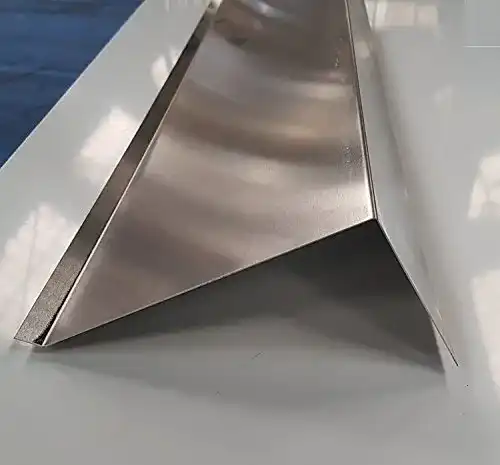 Ortgangblech designbleche 200 cm Zuschnitt 165mm Aluminium