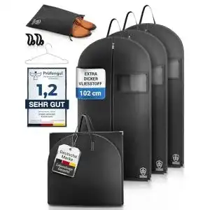 Anzugtasche DD DIVINE DESIGNS 3 x Kleidersack Anzug + Bonus
