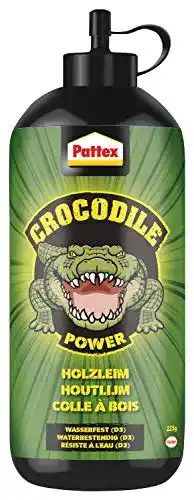 Holzleim Pattex Crocodile Power , leistungsstarker Holzkleber 225g