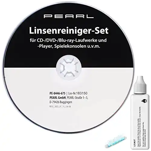 Reinigungs-CD PEARL Reinigungs CD: Linsenreiniger-Set