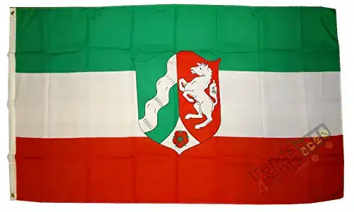 NRW-Flagge Buddel-Bini Versand Nordrhein Westfalen NRW