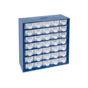 Kleinteilemagazin tayg 35 teilig aus Metall Stapelbar