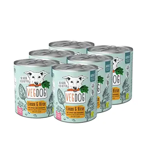 Vegetarisches Hundefutter VegDog Vegetarisch Adult No 1, 6er