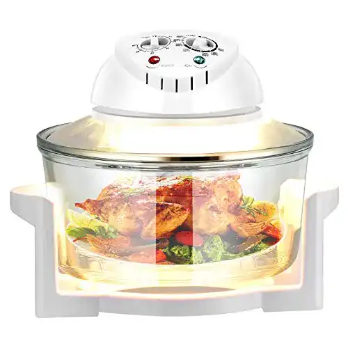 Halogenofen RELAX4LIFE 1400 W, Halogenofen mit 60 min. Timer