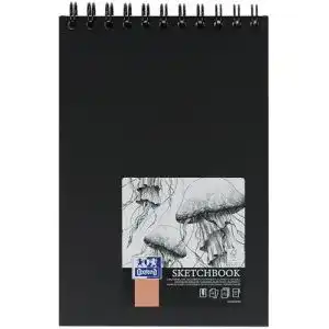 Skizzenbuch Oxford Hardcover Doppelspiralbindung 50 Blatt 100g