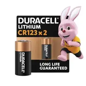 CR123A Duracell High Power Lithium 123 Batterie 3 V, 2er-Pack