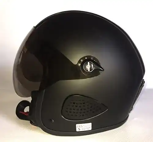 Bores-Helm Bores Gensler Kult Jethelm mit Visier (Black Matt,S/L)