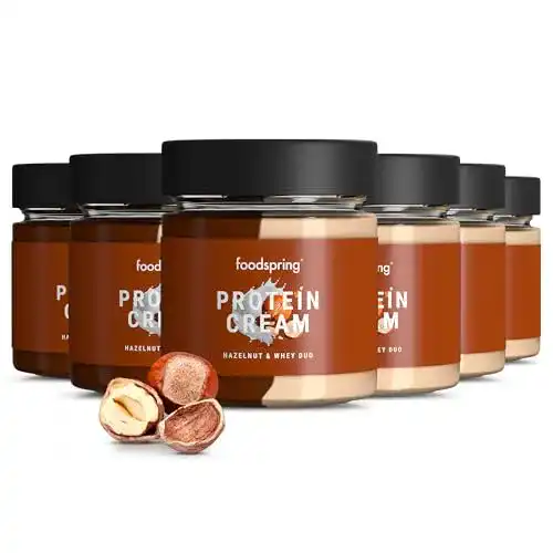Protein-Creme foodspring Protein Cream Duo, 6 x 200g, Haselnuss