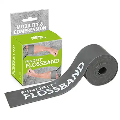 Flossing Band PINOFIT Flossband Grau, 2 Meter (5 cm)