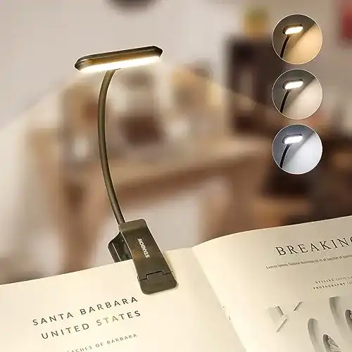 Leselampe STANBOW Buch Klemme, Touch Schalter, USB, 9 LEDs