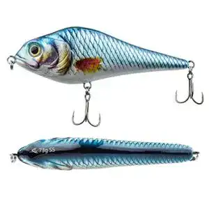 Jerkbait FISHN JERKYone – Gewicht: 73g – Länge: 15cm, Wobbler, Hechtwobbler, Kunstköder mit Mustad Haken, Angelköder