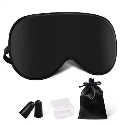 Schlafmaske SUNNEY Damen und Herren, Augenmaske Seide