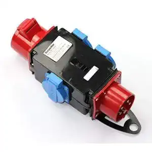 Baustromverteiler solartronics CEE Starkstrom Schuko Adapter