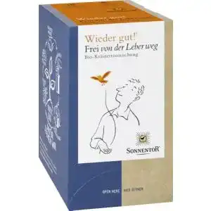 Lebertee Sonnentor Tee Frei von der Leber weg, 2er Pack