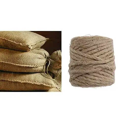 Jutesack NOOR Sandsäcke Jute 20kg, 30 x 60 cm, 10er Pack
