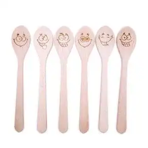 Kochlöffel (Holz) JOWE 6er Kochlöffel Set aus Holz, Buche