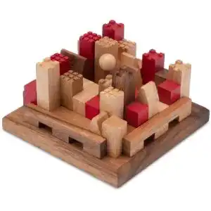 Holzpuzzle LOGOPLAY Castle – Burg – 3D Puzzle – Denkspiel