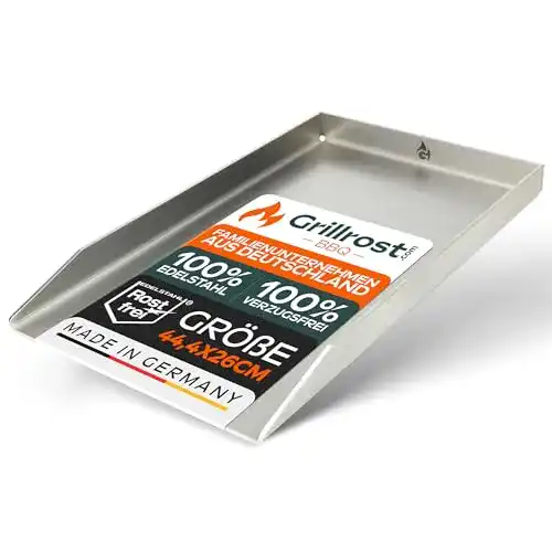 Edelstahl-Plancha Grillrost.com Das Original, Plancha 44,5x26cm