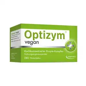 Verdauungsenzyme Optizym Vegan Enzym-Komplex, 240 Tabletten