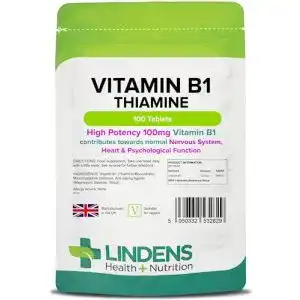 Vitamin B1 Lindens Thiamin 100 mg Tabletten, 100 Verpackung